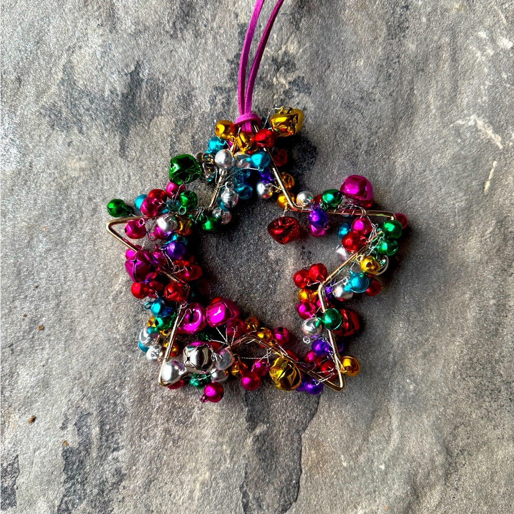 New🌟Anthropologie-METAL BELL ORNAMENT-Star